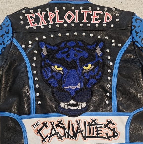 Jackets & Blazers - The Casualties Black and Blue Panther Jacket